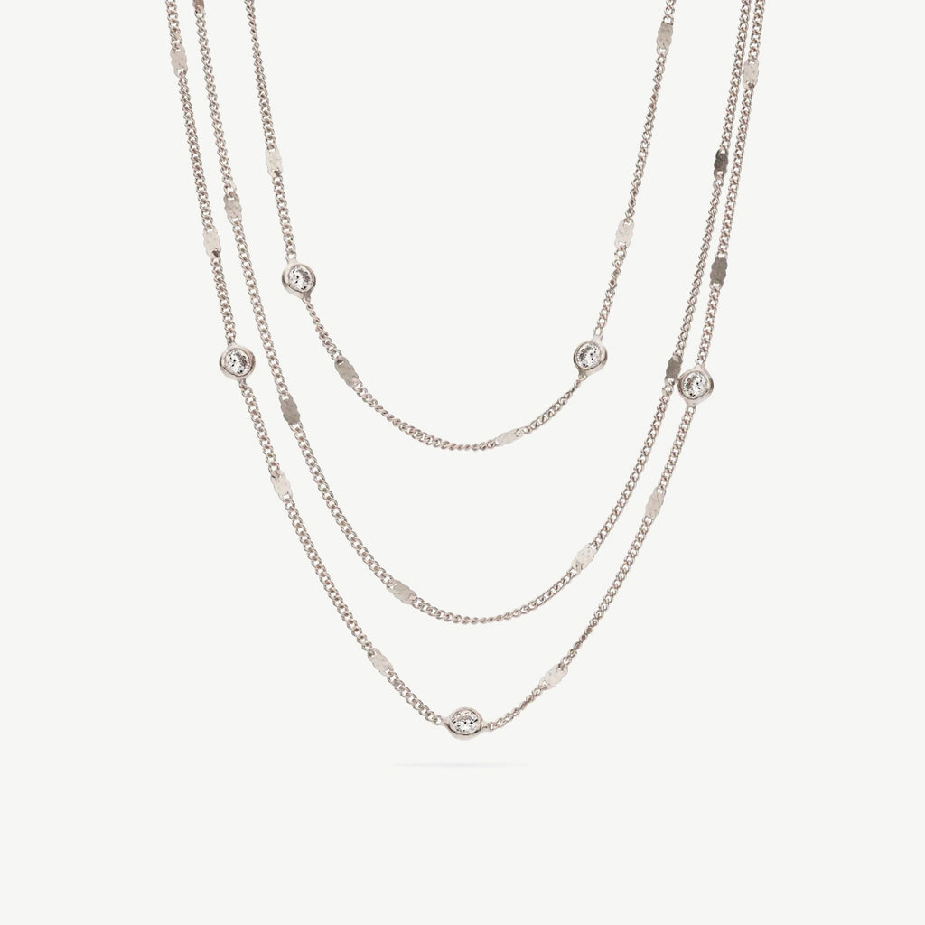 Collana lunga catena rosario argento 925 Ranocchio e bacchetta | PoNaNa Collana lunga catena rosario argento 925 Ranocchio e bacchetta | PoNaNa