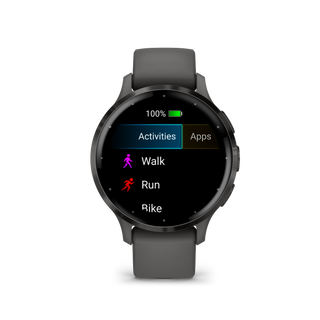 Venu® 3S - Pebble Gray & Slate con cinturino in silicone