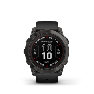 fēnix® 7 Pro – Sapphire Solar Edition - Carbon Gray DLC Titanium con cinturino Black