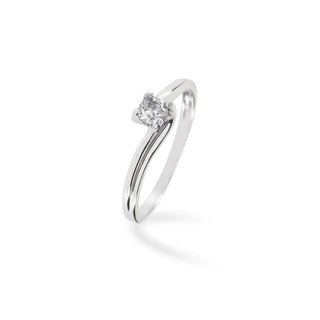 Anello Fabiani solitario con diamante da 0,20 Ct - Fabiani Gioiellerie