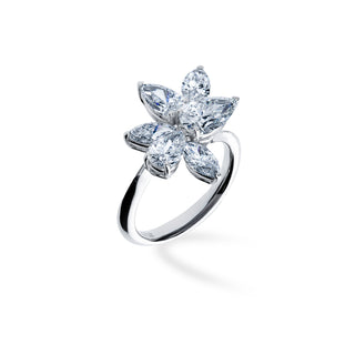 Anello Jadema Fiore con diamanti CVD Lab Grown 3,50Ct