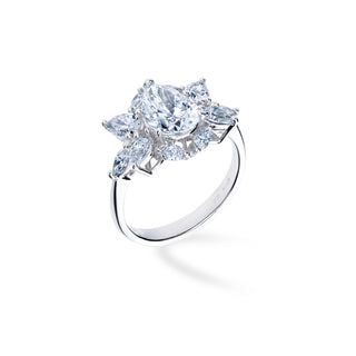 Anello Jadema Goccia con diamanti CVD Lab Grown 3,16Ct