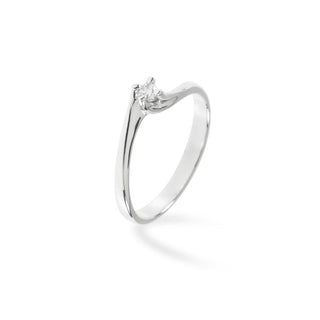 Anello Fabiani solitario con diamante taglio brillante - Fabiani Gioiellerie