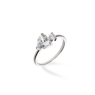 Anello Fabiani in argento 925 con zirconi