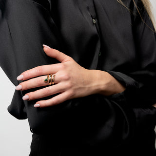 Anello Fabiani serpente in oro giallo 18Kt - Fabiani Gioiellerie