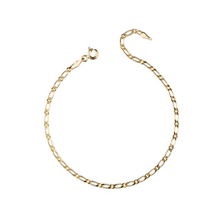 Bracciale Fabiani con maglia alternata in oro giallo 18Kt - Fabiani Gioiellerie