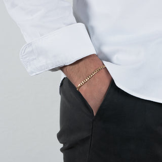 Bracciale Fabiani a catena in oro giallo 9Kt - Fabiani Gioiellerie