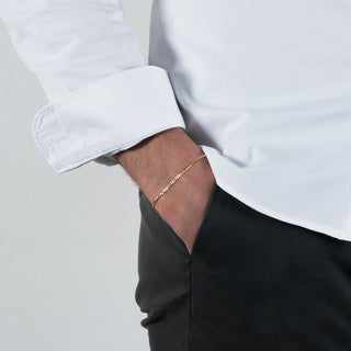 Bracciale Fabiani a catena in oro giallo 9Kt - Fabiani Gioiellerie