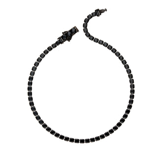 Bracciale Fabiani in argento 925 placcato Rutenio con Zirconi