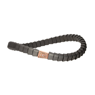 Bracciale T gioielli elastico con inserto in oro rosa 9kt e diamanti 0,12Ct