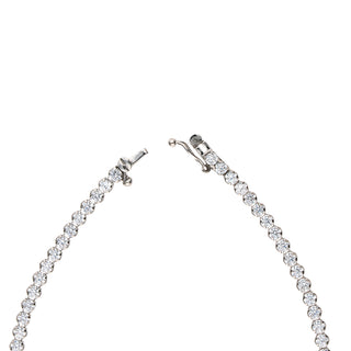 Bracciale Fabiani tennis in oro bianco 9Kt con zirconi