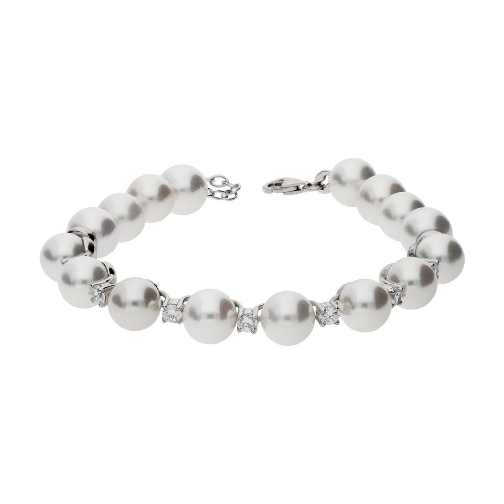 Ciondolo In Argento Sterling Con Perle E Zirconi - Foto 7