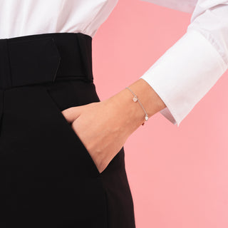 Bracciale Fabiani con pendenti cuore in argento 925 - Fabiani Gioiellerie