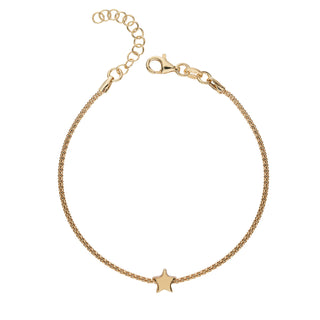 Bracciale Fabiani in argento dorato con stella - Fabiani Gioiellerie