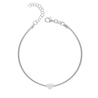 Bracciale Fabiani in argento con cuore - Fabiani Gioiellerie
