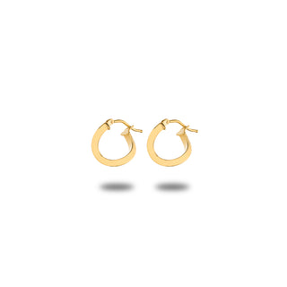 Orecchini Fabiani a cerchio in oro giallo 9Kt