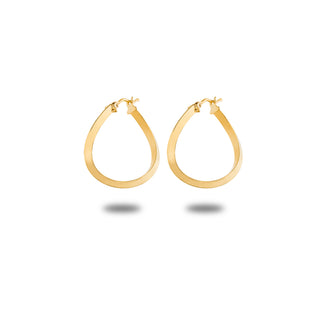 Orecchini Fabiani a cerchio in oro giallo 9Kt