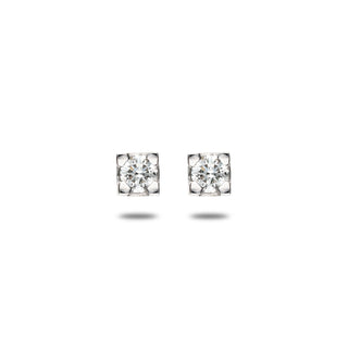 Orecchini Fabiani punto luce con diamanti 0,40Kt