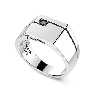 Anello chevalier Zancan in argento - Fabiani Gioiellerie