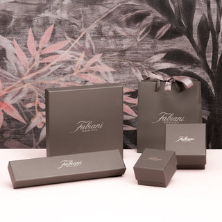 Anello Fabiani fantasia in oro con zircone - Fabiani Gioiellerie