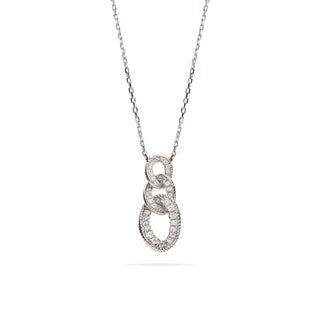 Collana in Argento e Zirconi