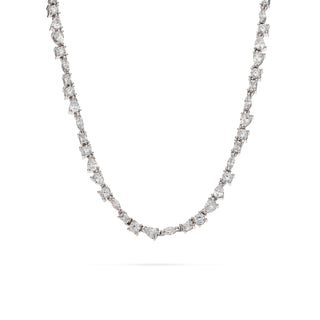 Collana Fabiani tennis in argento con zirconi