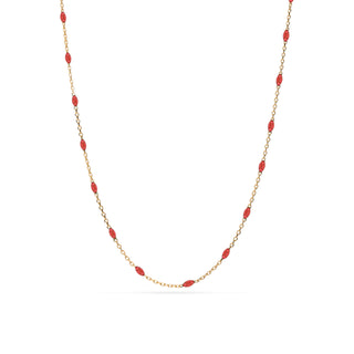 Collana Fabiani in oro giallo 9Kt con smalti - Fabiani Gioiellerie