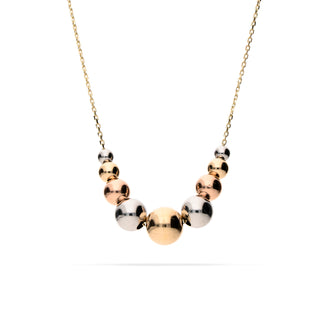 Collana Fabiani Con sfere in Oro 9KT