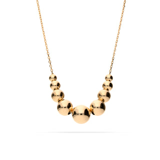 Collana Fabiani con Sfere in Oro 9KT