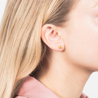 Orecchini Fabiani punto luce in oro giallo 9Kt - Fabiani Gioiellerie