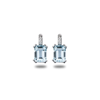 Orecchini Fabiani con Acquamarina 1,40Ct e diamanti 0,05Ct