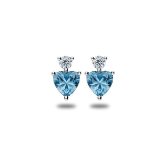 Orecchini Fabiani in Argento 925 con Zirconi Azzurri