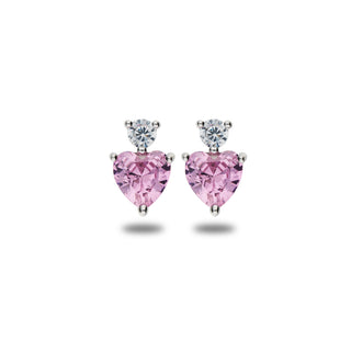 Orecchini Fabiani in Argento 925 con Zirconi Rosa