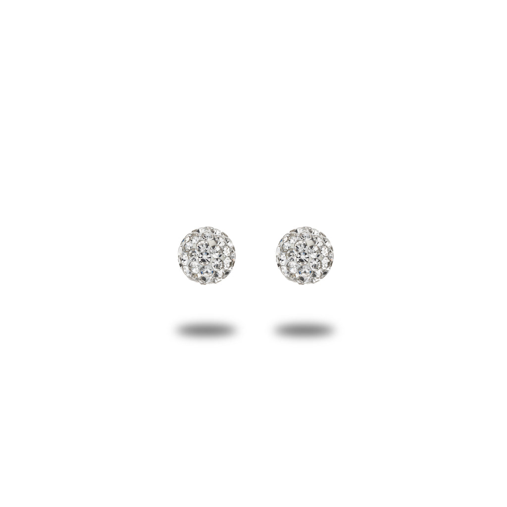 Orecchini Unisex A Sfera 3 Mm In Argento Sterling 925 Con Chiusura A Vite (Confezione Regalo)