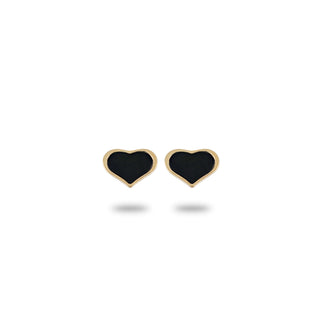Orecchini Fabiani in oro giallo 18Kt a cuore - Fabiani Gioiellerie