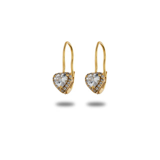 Orecchini Fabiani margherita in argento 925 dorato - Fabiani Gioiellerie
