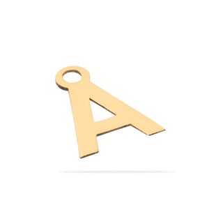 Ciondolo Love Fabiani in oro giallo 18Kt iniziale