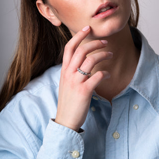 Anello Fabiani riviera con diamanti 1,00Ct - Fabiani Gioiellerie