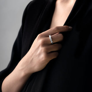 Anello Fabiani riviera con diamanti Piquet 1,5Ct - Fabiani Gioiellerie