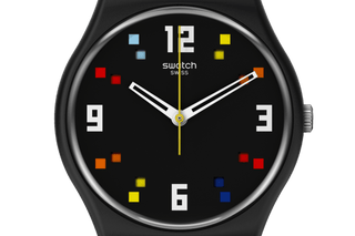 Orologio Swatch Black Carousel Squares