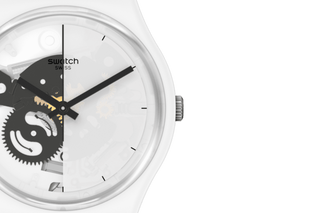 Orologio Swatch Live Time White
