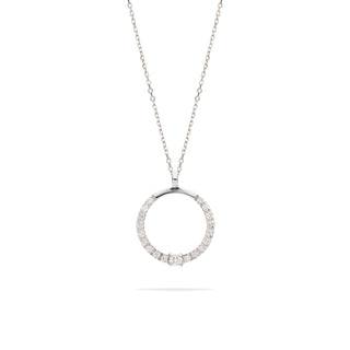 Collana Fabiani in oro bianco con diamanti