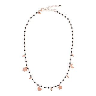 Collana Rosario con Charms e Pietre Naturali - Fabiani Gioiellerie