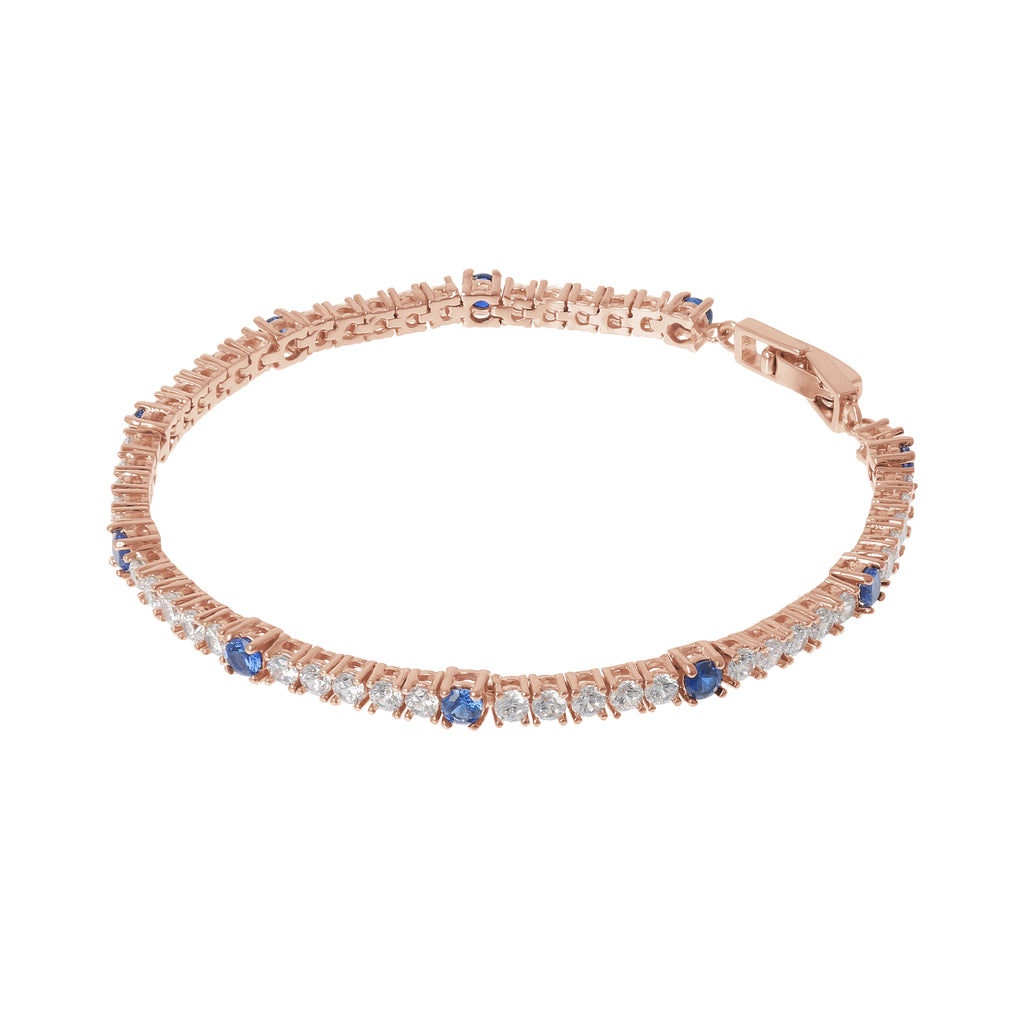 EVER FAITH Splendido braccialetto da donna con zirconia