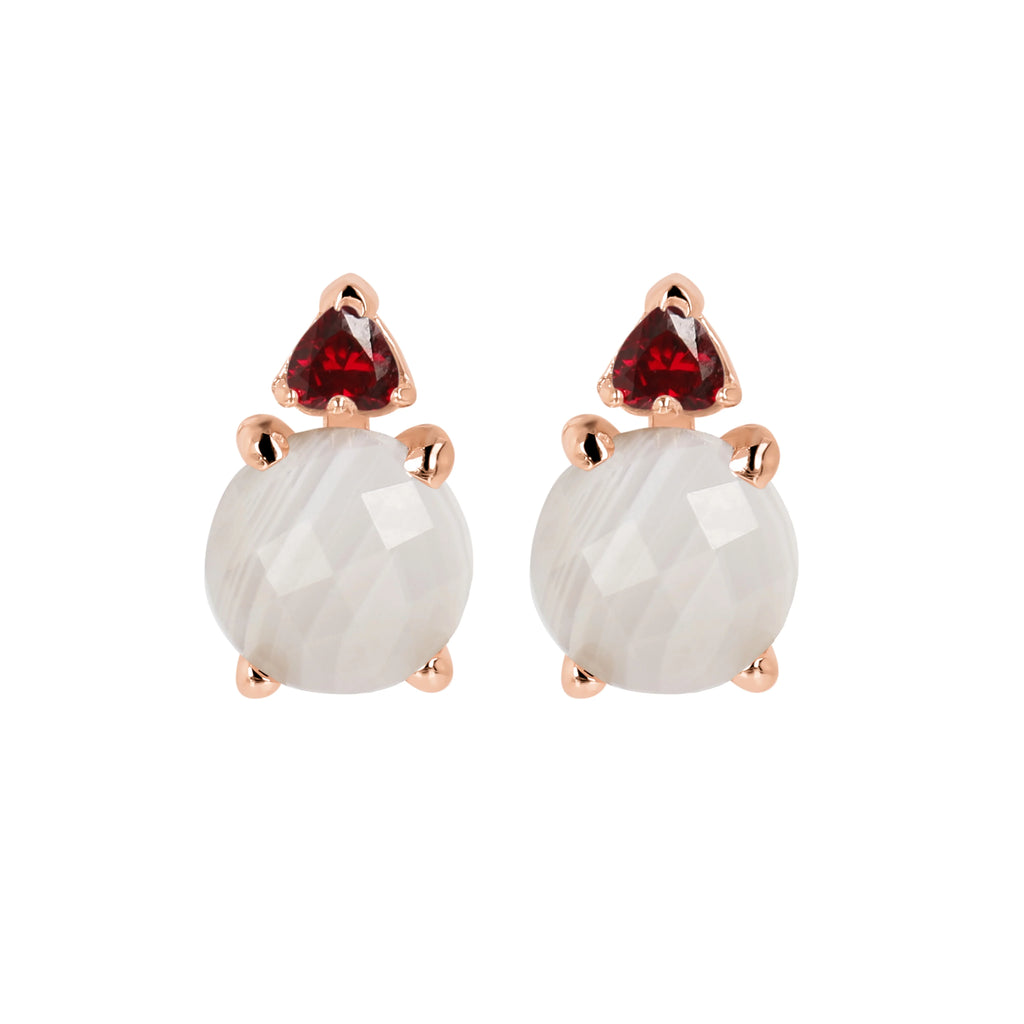 Orecchini lobo in argento 925/ooo zirconia cubicae cristallo Orecchini lobo in argento 925/ooo zirconia cubicae cristallo