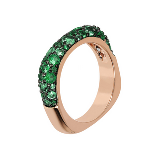 Anello Riviera Pav� in Cubic Zirconia