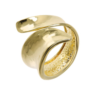 Anello Contrarié Aperto Martellato
