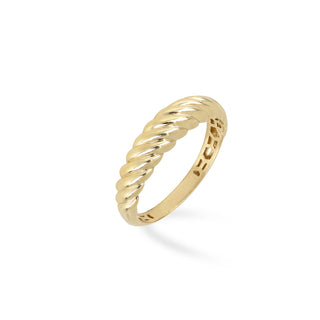Anello Fabiani a fascia in oro giallo 9Kt - Fabiani Gioiellerie