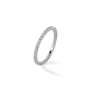 Anello Fabiani eternity con diamanti taglio brillante 0,42Ct - Fabiani Gioiellerie