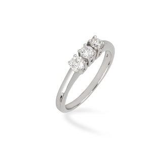Anello Fabiani Trilogy con diamanti taglio brillante 0,45Ct - Fabiani Gioiellerie